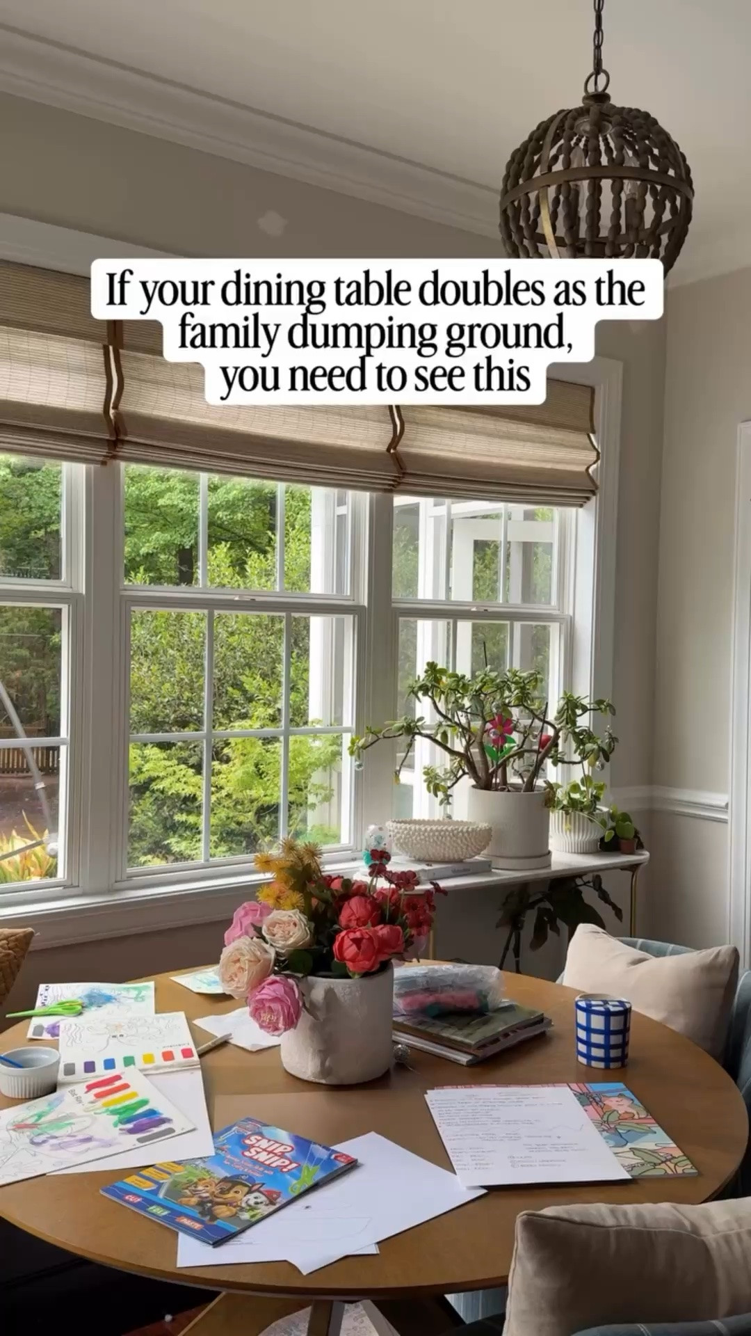 The kids’ crafts, the mail, my design work, snack wrappers from who knows when. Our breakfast nook used to look like a tornado hit it on a daily basis. The fix? Hidden storage built right into the bench. One side is for the kids’ coloring books and crafts, the other side is for my design work. Everything has a home and the whole space resets in under two minutes.

breakfast nook design | hidden storage ideas | banquette seating | small space solutions | wayfair home finds

#LTKgrwm #LTKdayinmylife
