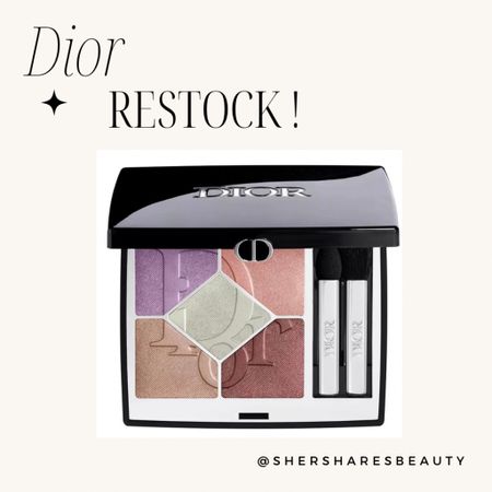 Dior summer collection restock alert: the pastels glow eyeshadow sold out fast but is in stock in a few places! 

#LTKbeauty