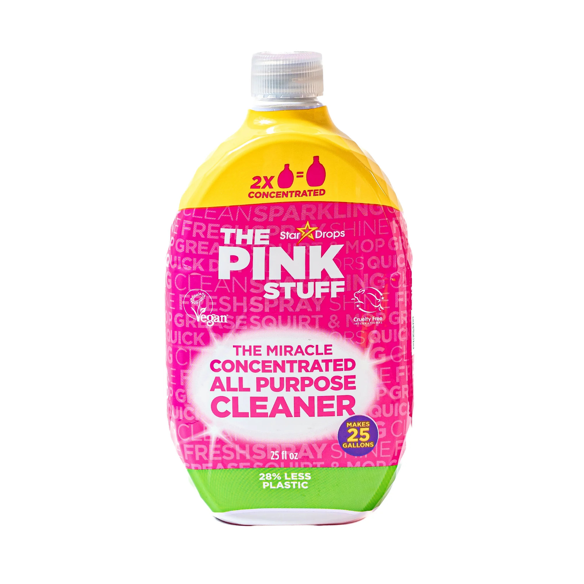 The Pink Stuff, Miracle Concentrated All Purpose Floor Cleaner, 2x Concentrated, Makes 25 Gallons... | Walmart (US)