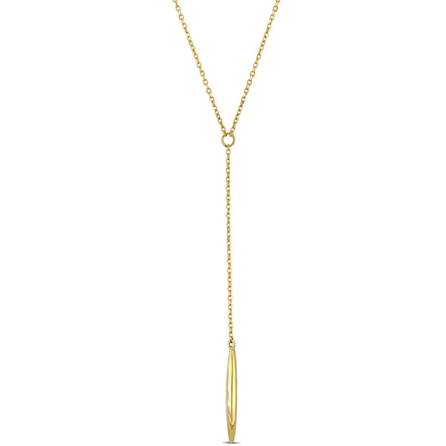 Amour Lariat Necklace in 14k Yellow Gold | Jomashop.com & JomaDeals.com