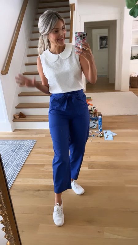 Hey, super cute 4th of July look possibility! #WalmartPartner Or really for any day! The pants are $32 and I got a size 8 which is my normal size. Sometimes I do size 6. However, the size 8 fit me great. So if sometimes you’re in between sizes, definitely size up in these! And then the top is only $18 and I got a size medium which is my normal size but I maybe could’ve even size down but the medium still fits great! 

Also linked some other Independence Day looks!

@walmartfashion  #WalmartFashion