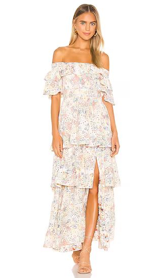 Anglaise Maxi Ruffle Dress | Revolve Clothing (Global)