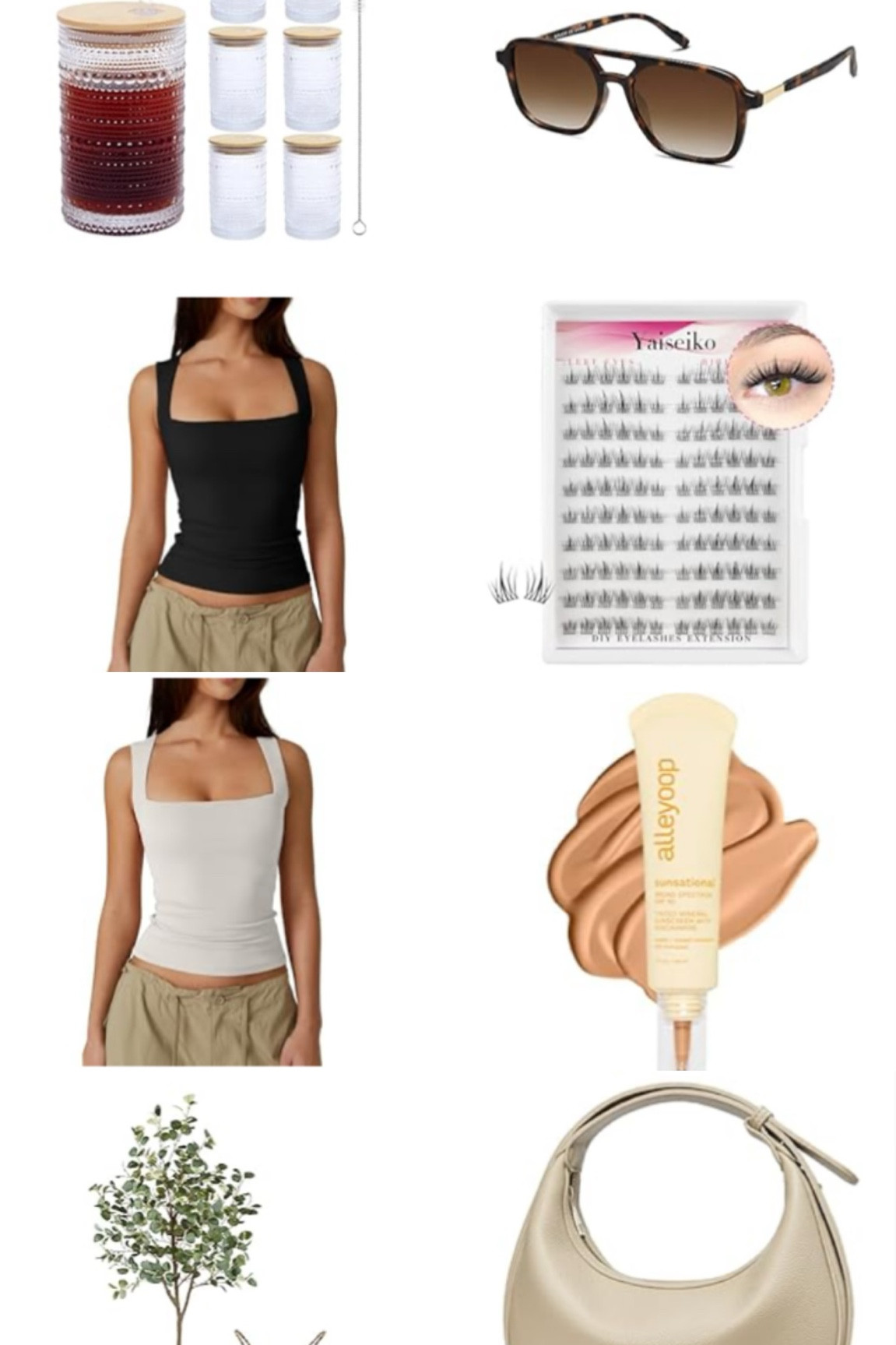 Here are the items I bought for prime day!


Clothing | summer tops | sunscreen | tinted spf | lashes | lash extensions | cups | iced coffee glasses | home decor | 

#LTKHome #LTKStyleTip #LTKSaleAlert