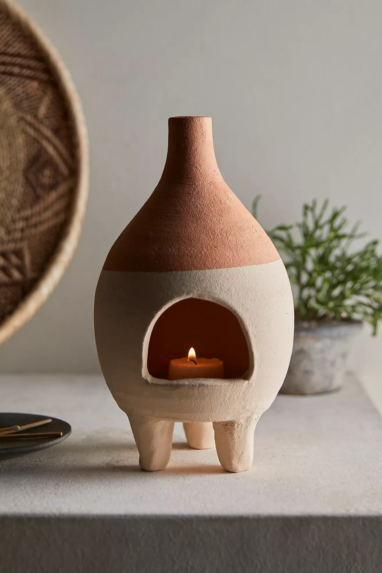 Tabletop Terracotta Chiminea | Anthropologie (US)