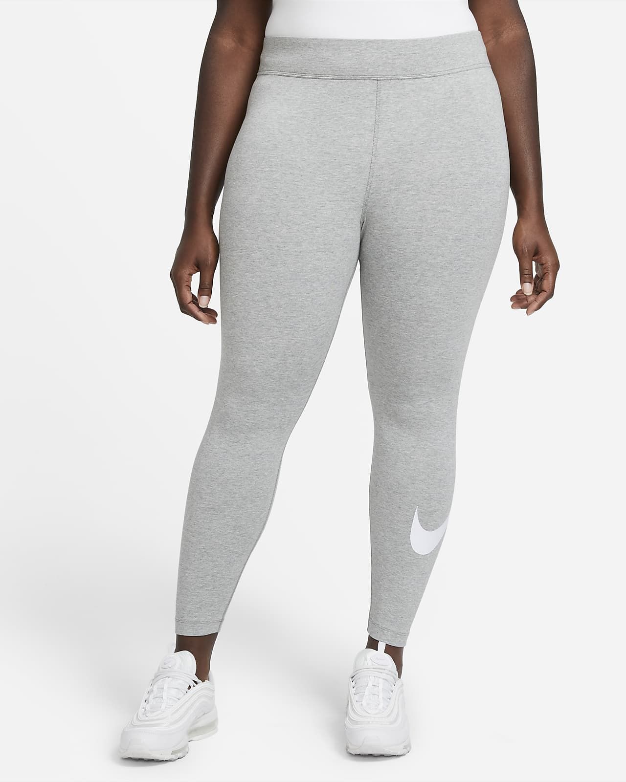 Women's Mid-Rise Swoosh Leggings (Plus Size) | Nike (US)