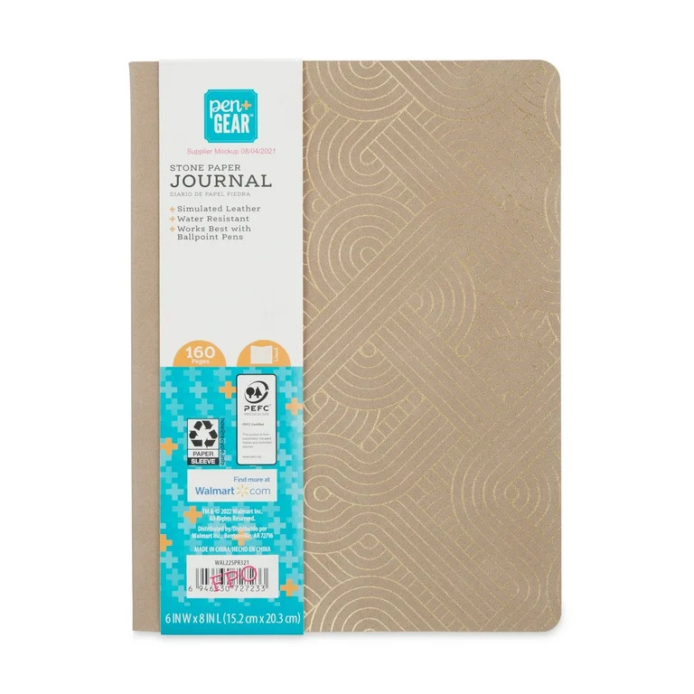 Pen+Gear Stone Paper Journal, 160 Pages | Walmart (US)