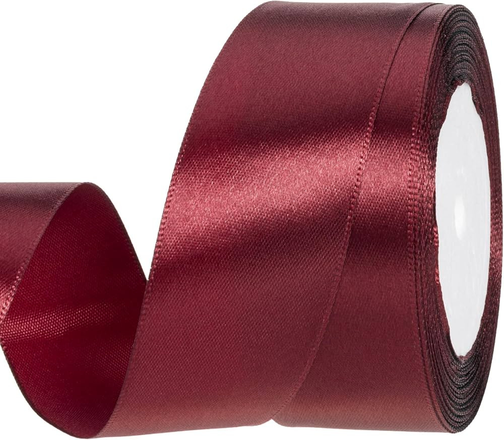 ATRBB 25 Yards 1-1/2 inch Wide Satin Ribbon Perfect for Wedding,Handmade Bows and Gift Wrapping(W... | Amazon (US)