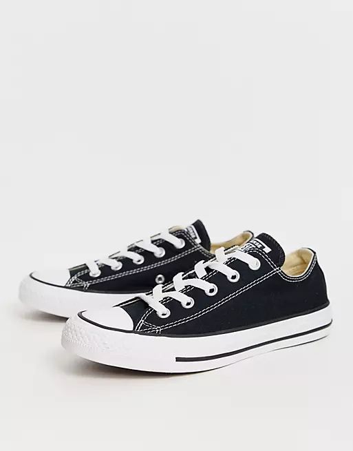 Converse Chuck Taylor All Star Ox canvas sneakers in black | ASOS | ASOS (Global)