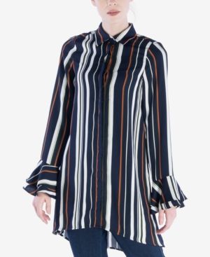 Verona Collection Striped Tunic Shirt | Macys (US)