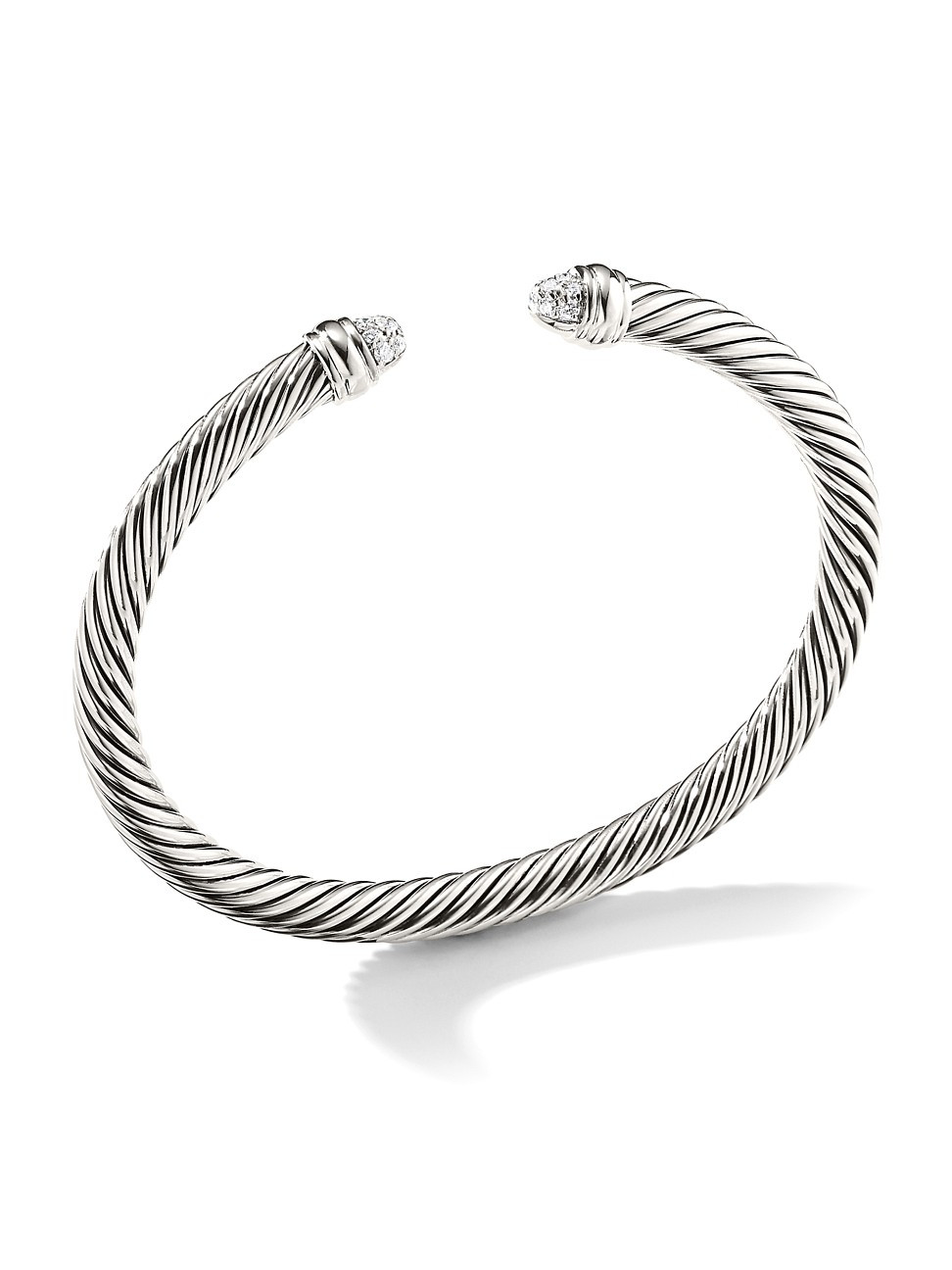 David Yurman Women's Cable Classics Bracelet with Diamonds - Diamond Pave - Size Medium | Saks Fifth Avenue