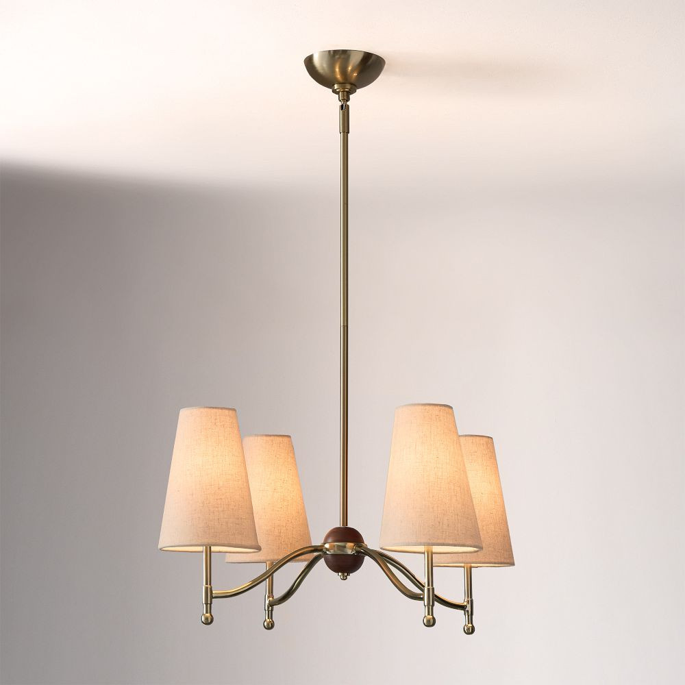Pierce &amp; Ward 4-Light Chandelier (22") | West Elm (US)
