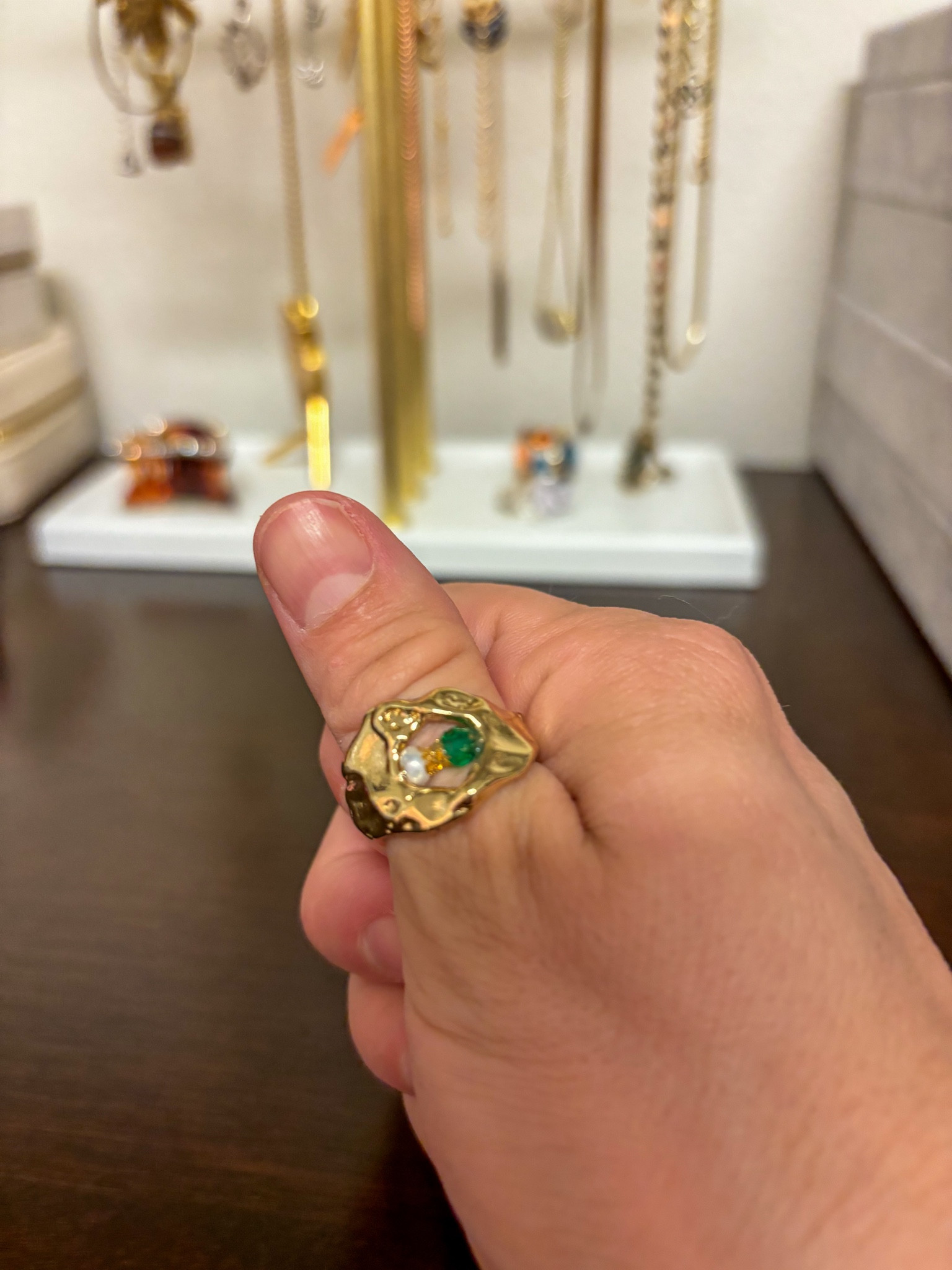 free people statement rings are on sale 3 for $30.

#LTKparties #LTKsalealert #LTKover40