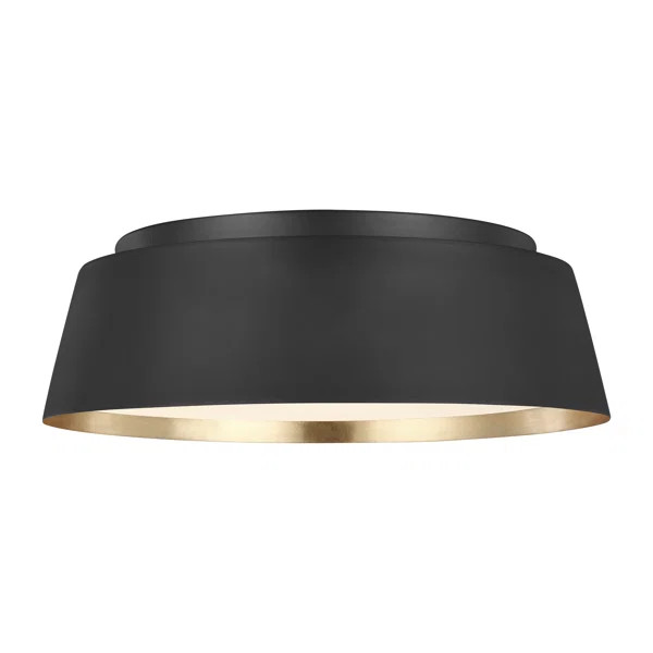 Asher 3 - Light 14.5'' Shaded Drum Flush Mount | Wayfair North America
