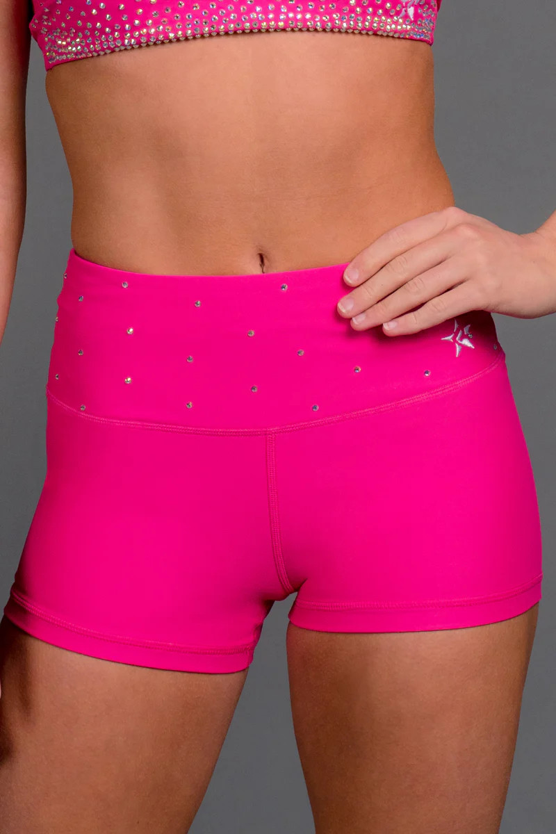 Legendary Compression Short in Hyper Pink Crystal | Rebel Athletic