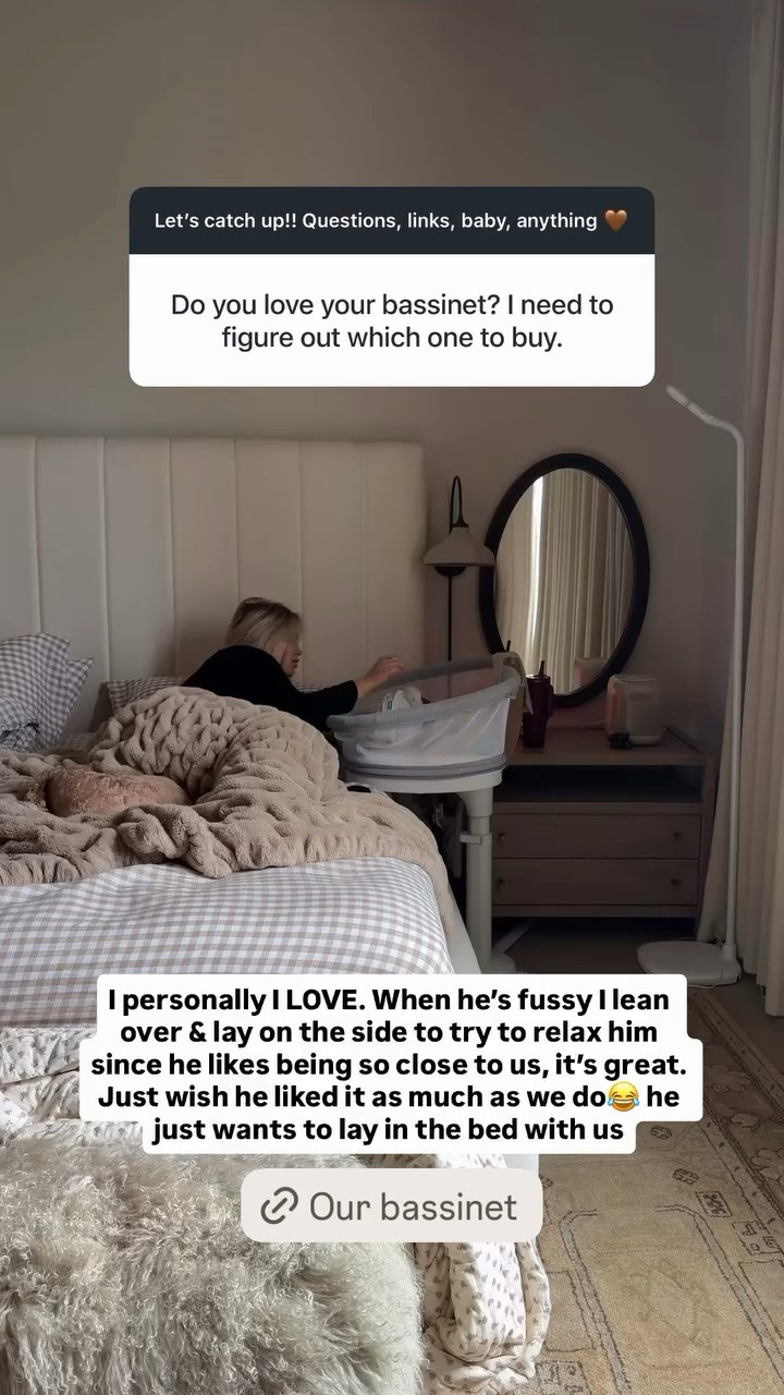 I personally I LOVE. When he’s fussy I lean over & lay on the side to try to relax him since he likes being so close to us, it’s great. Just wish he liked it as much as we do😂 he just wants to lay in the bed with us