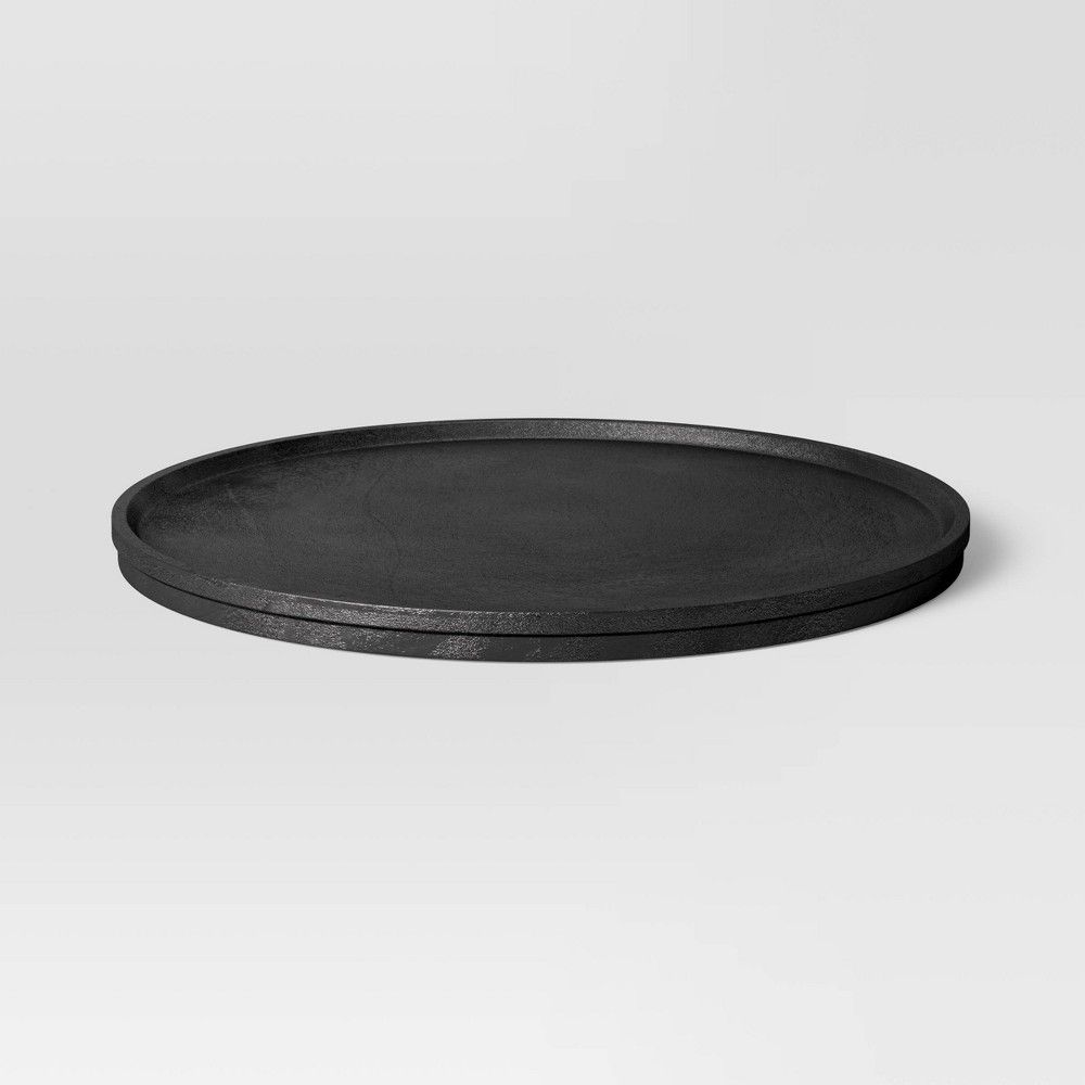 Cast Metal Round Tray - Threshold | Target