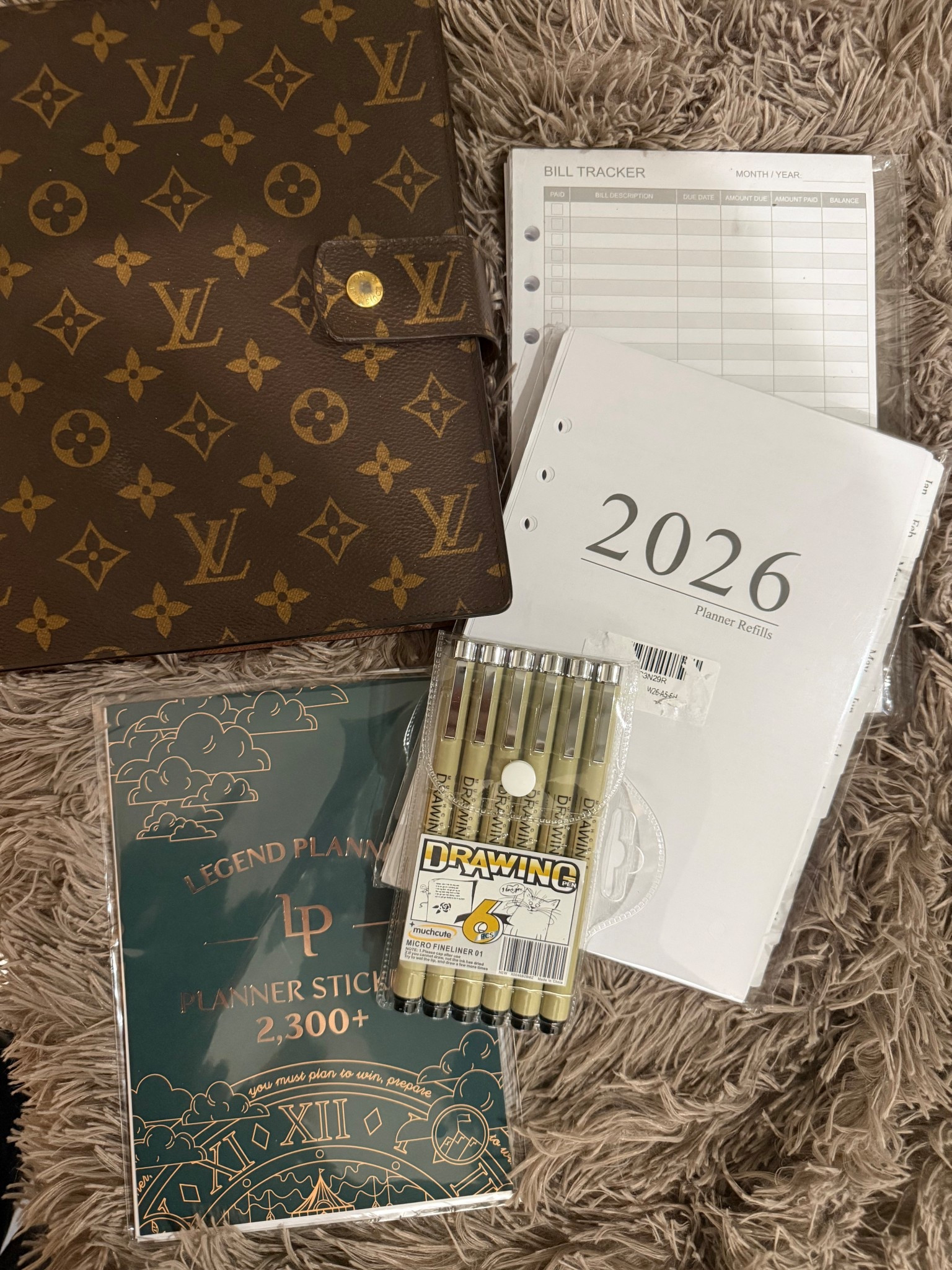 New year new you planner idea. Louis Vuitton large agenda. Louis Vuitton GM agenda. 2026 A5 planner inserts with monthly dividers. Planner stickers. The best pens! A5 bill reminders for financial planner. Get organized in the new year! ❤️

#LTKGiftGuide #LTKdayinmylife #LTKSeasonal