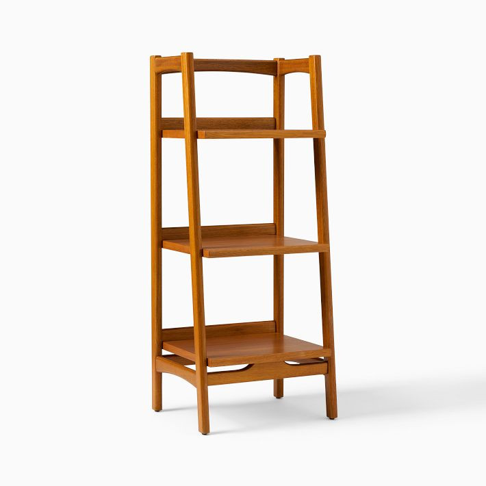 Mid-Century Bath Ladder Storage | West Elm (US)
