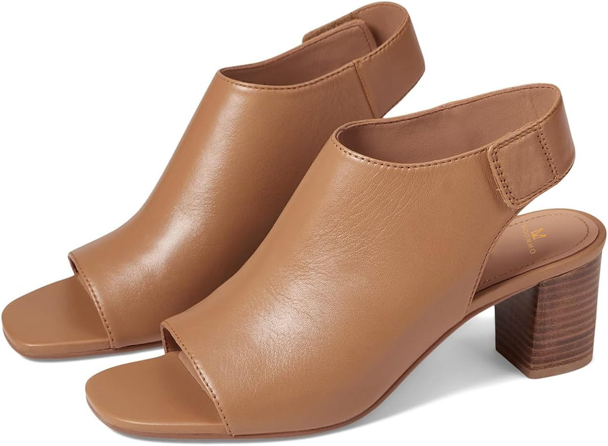 MOOMMO Women Chunky Block Heel Booties Sandals Open Square Toe Cutout Ankle Boots Backless 2" Sta... | Amazon (US)