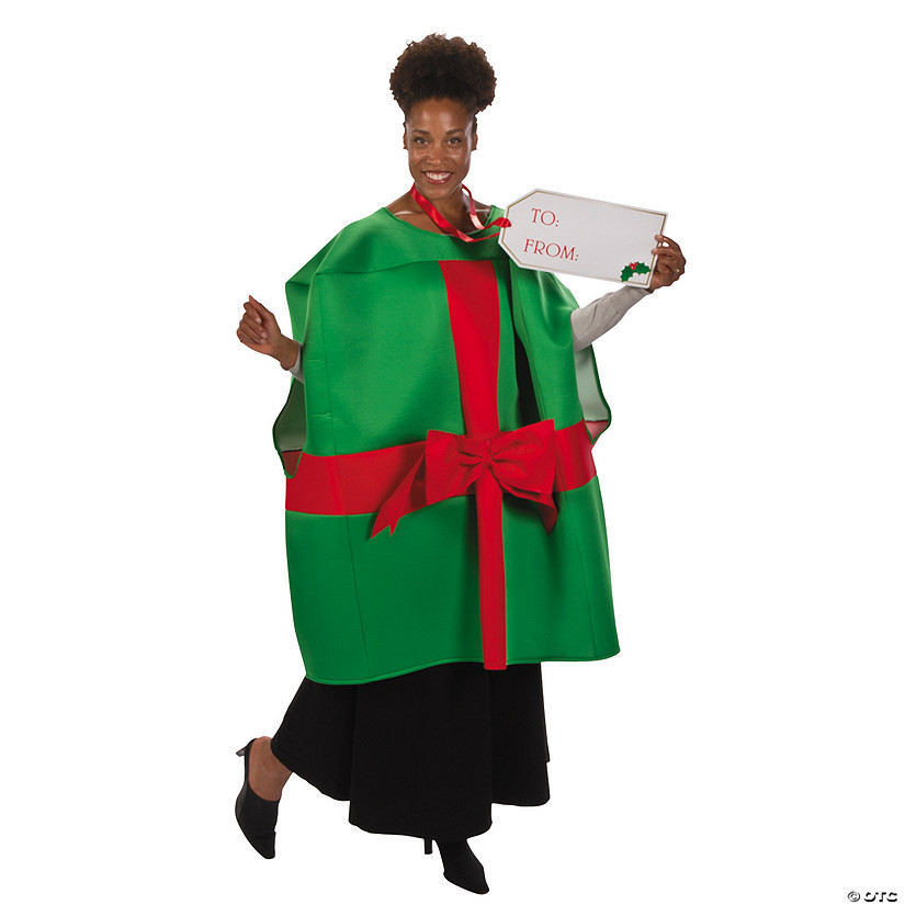 Adult Christmas Present Costume - Standard | Oriental Trading Company