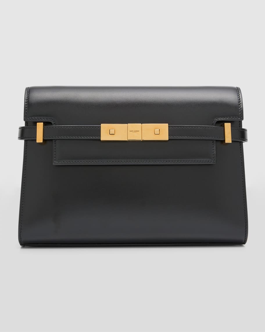 Saint Laurent Manhattan Small Shoulder Bag in Smooth Leather | Neiman Marcus