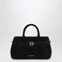 Manu Atelier Le Cambon 35 Black Suede Bag | Balardi (US & Canada)