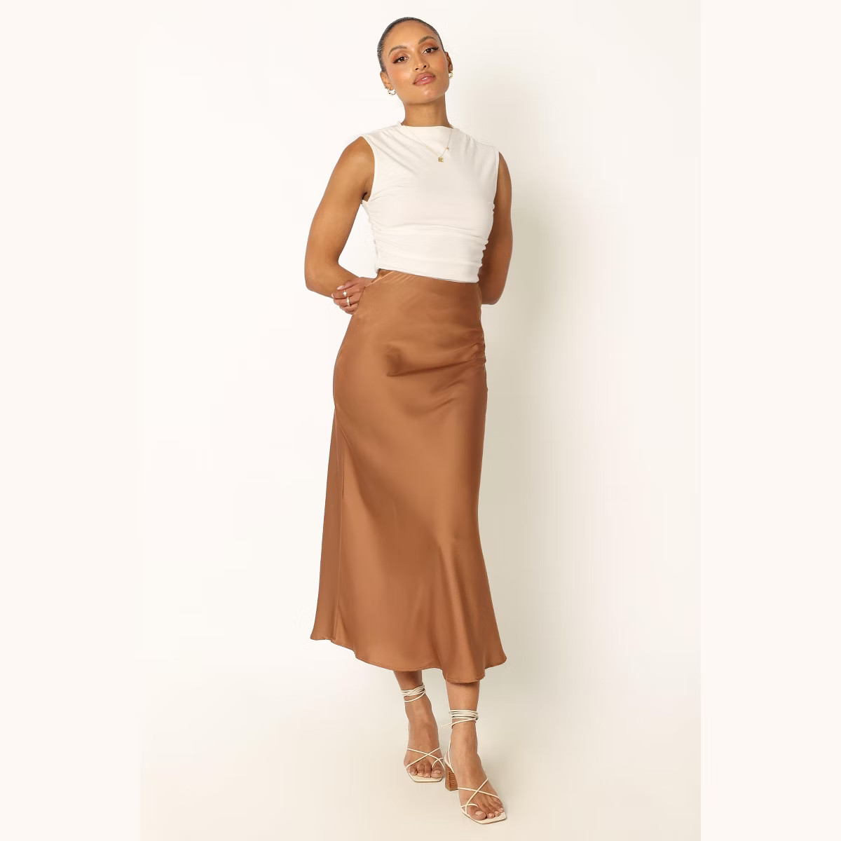 Petal and Pup Nellie Satin Midi Skirt | Target
