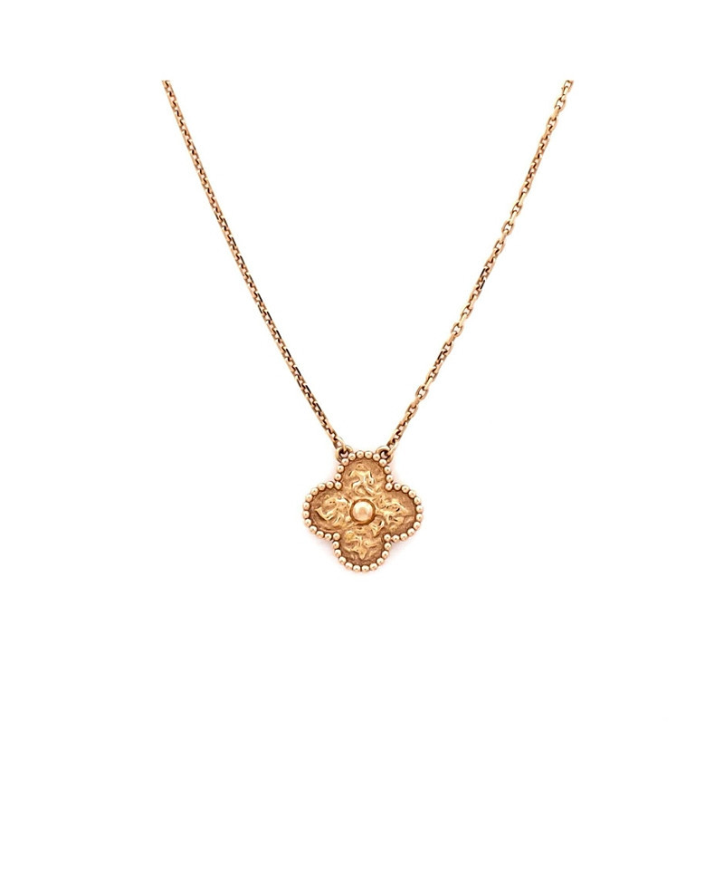 Pre-Owned Van Cleef & Arpels Vintage-Like Alhambra Pendant Necklace 18K Rose Gold,16.25 | Bloomingdale's (US)