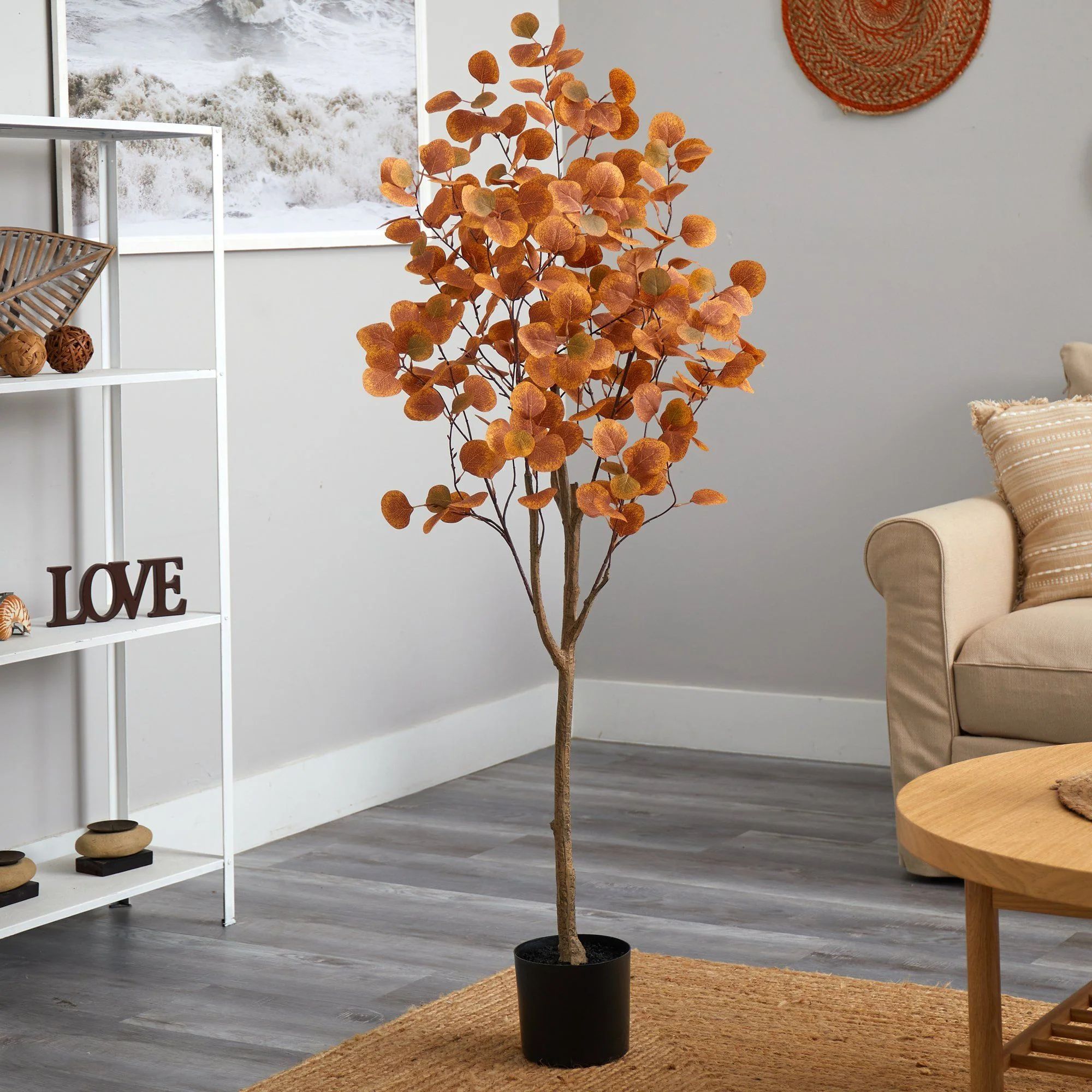 5’ Autumn Eucalyptus Artificial Tree | Nearly Natural | Nearly Natural