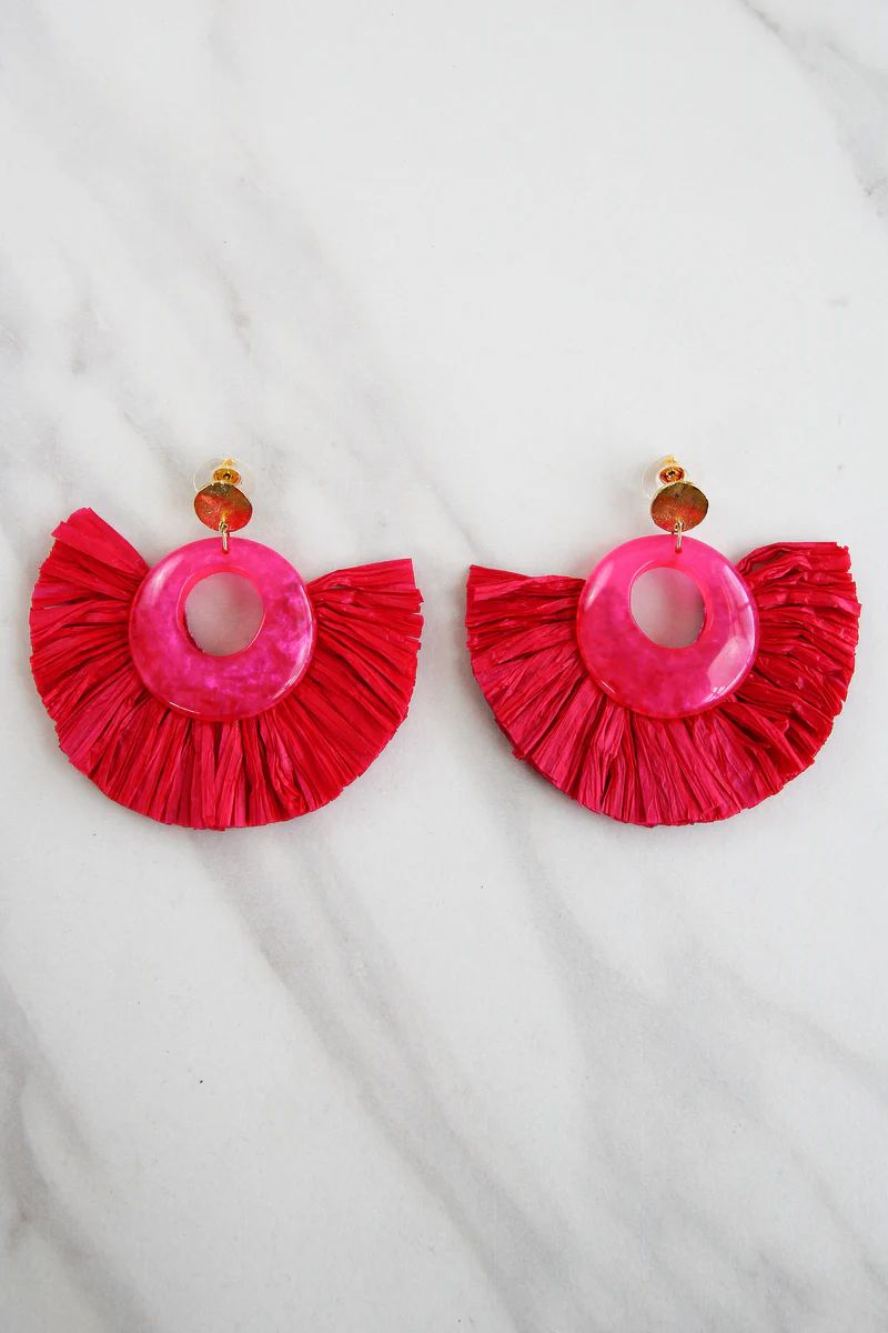 Beautiful Day Earrings - Pink | The Impeccable Pig