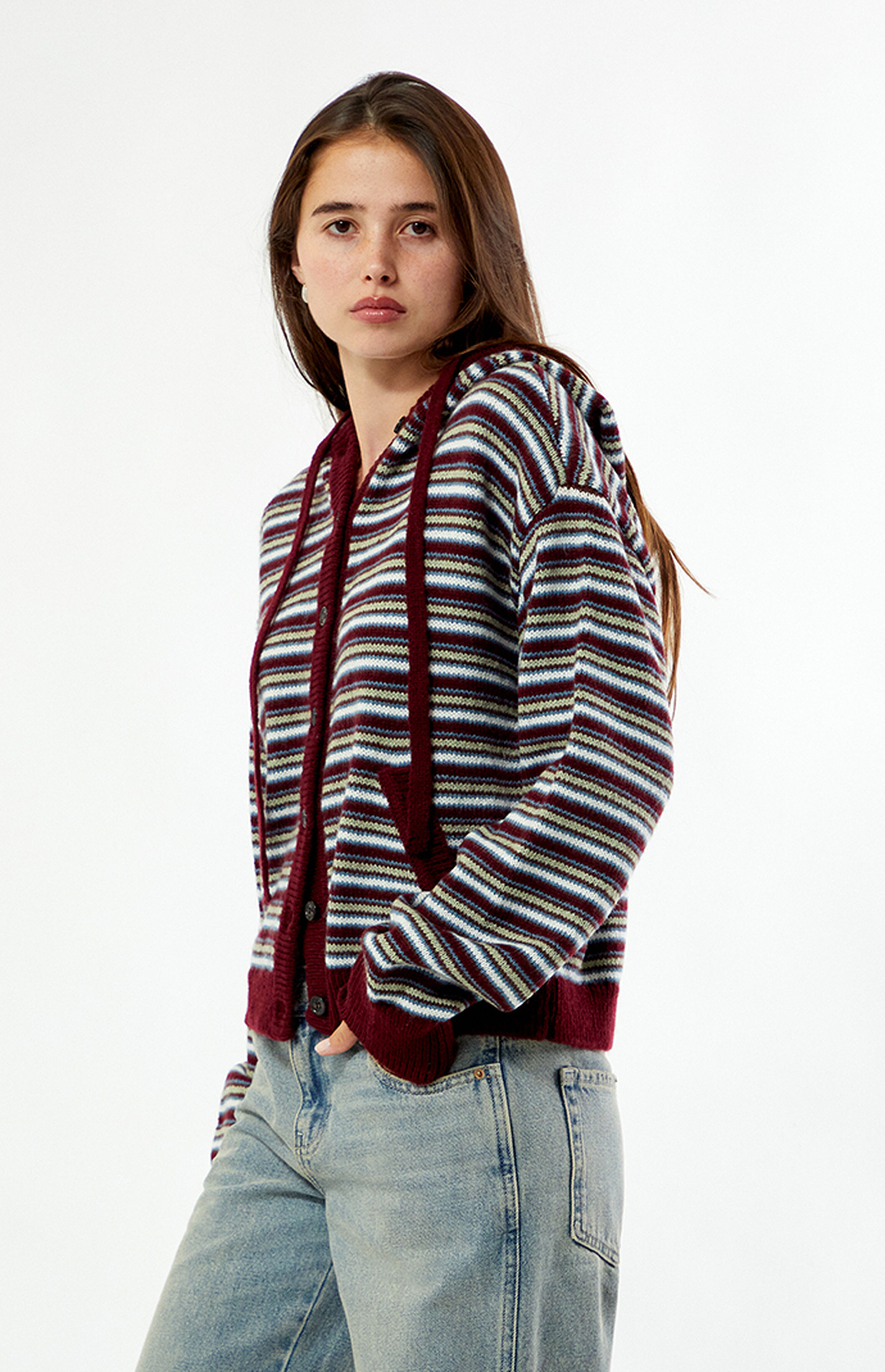 Your Favorite Karoline Hooded Button Down Cardigan | PacSun | PacSun