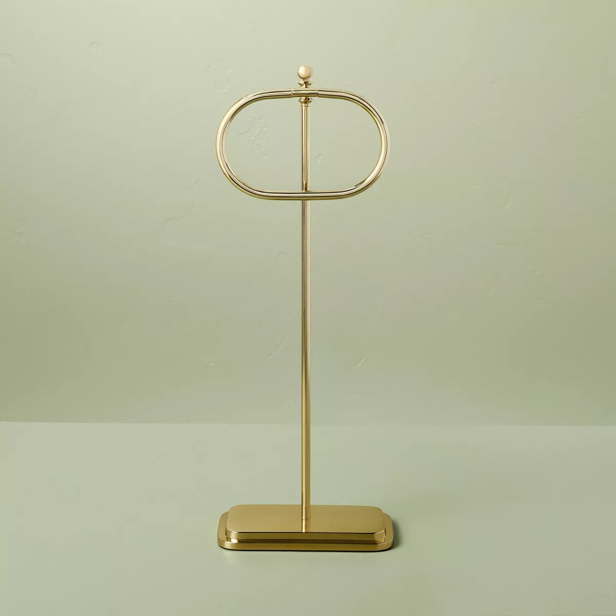 Brass Bathroom Hand Towel Stand Antique Finish - Hearth & Hand™ with Magnolia | Target