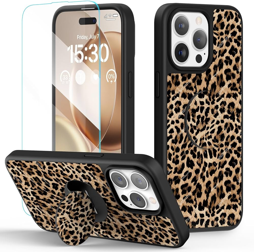 pcgaga Phone Case for iPhone 15 Pro Max 6.7"- Cute PC Cover with Screen Protector, Innovative Han... | Amazon (UK)