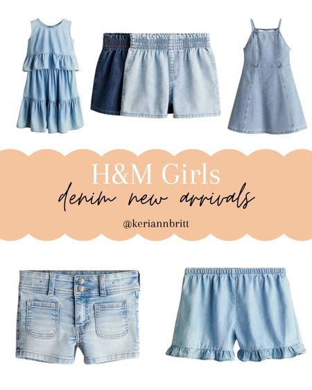 H&M Girls New Arrivals - Denim Outfits and Shorts 

#LTKStyleTip #LTKKids