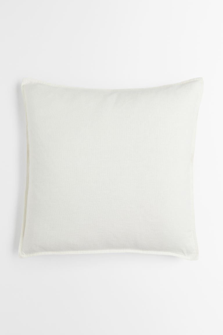 Washed Linen Cushion Cover | H&M (US + CA)