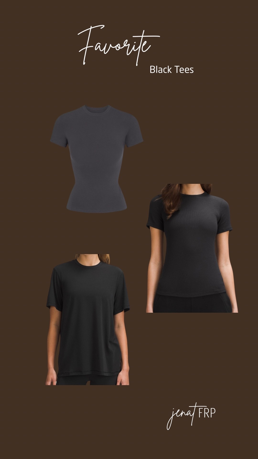 My favorite black tees 🖤