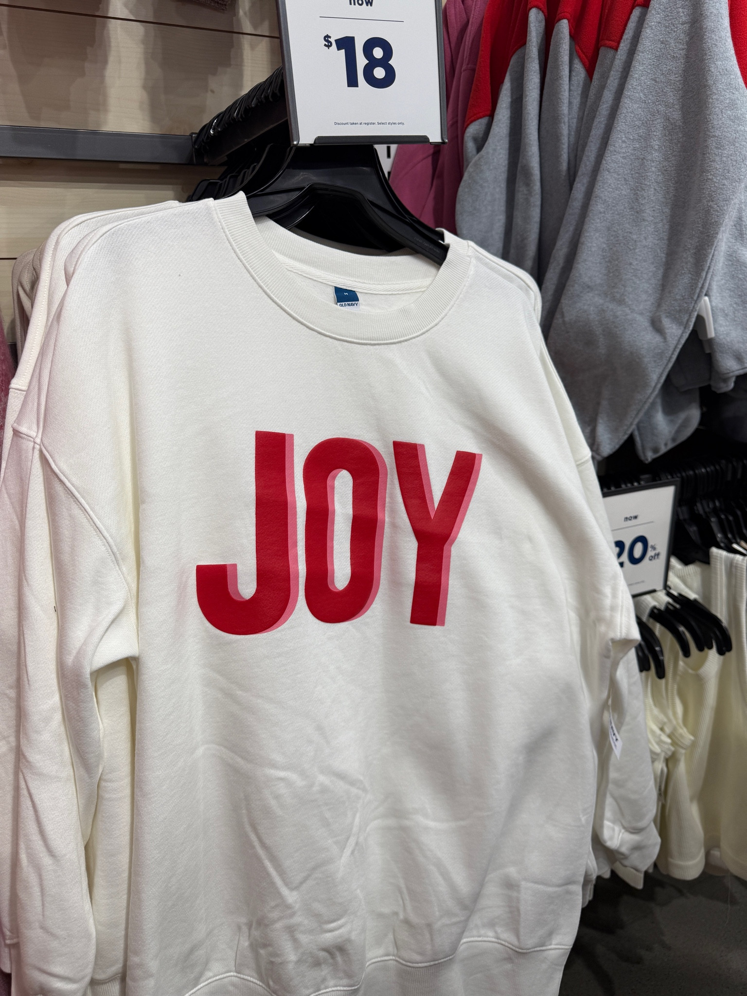 How fun is this Joy sweater? I love this to wear for family pictures or wear for a casual holiday party with your favorite jeans from old navy  

#LTKGiftGuide #LTKHoliday #LTKFindsUnder100