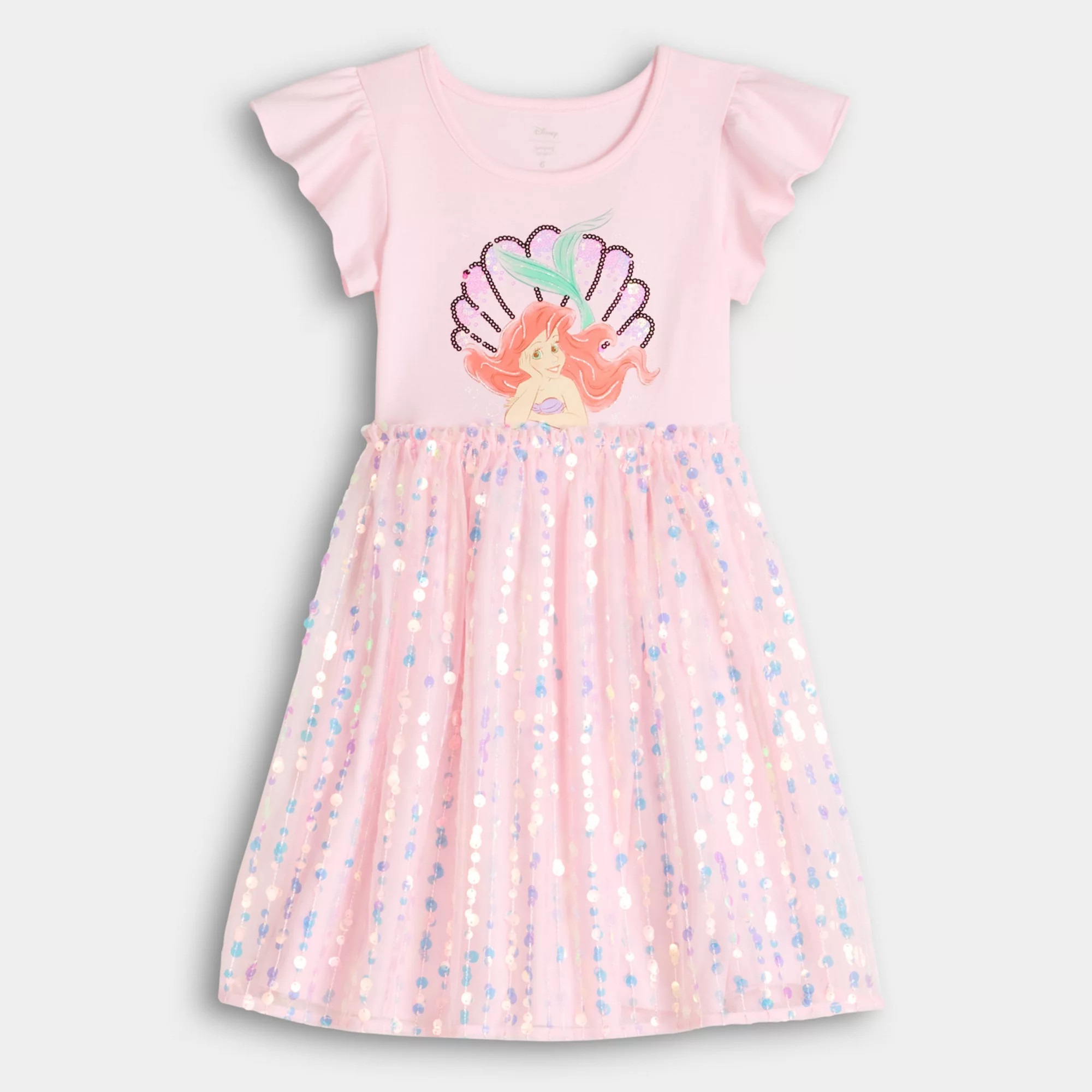 Girls 4-12 Jumping Beans® Disney's The Little Mermaid Ariel Sequin Tutu Dress | Kohl's