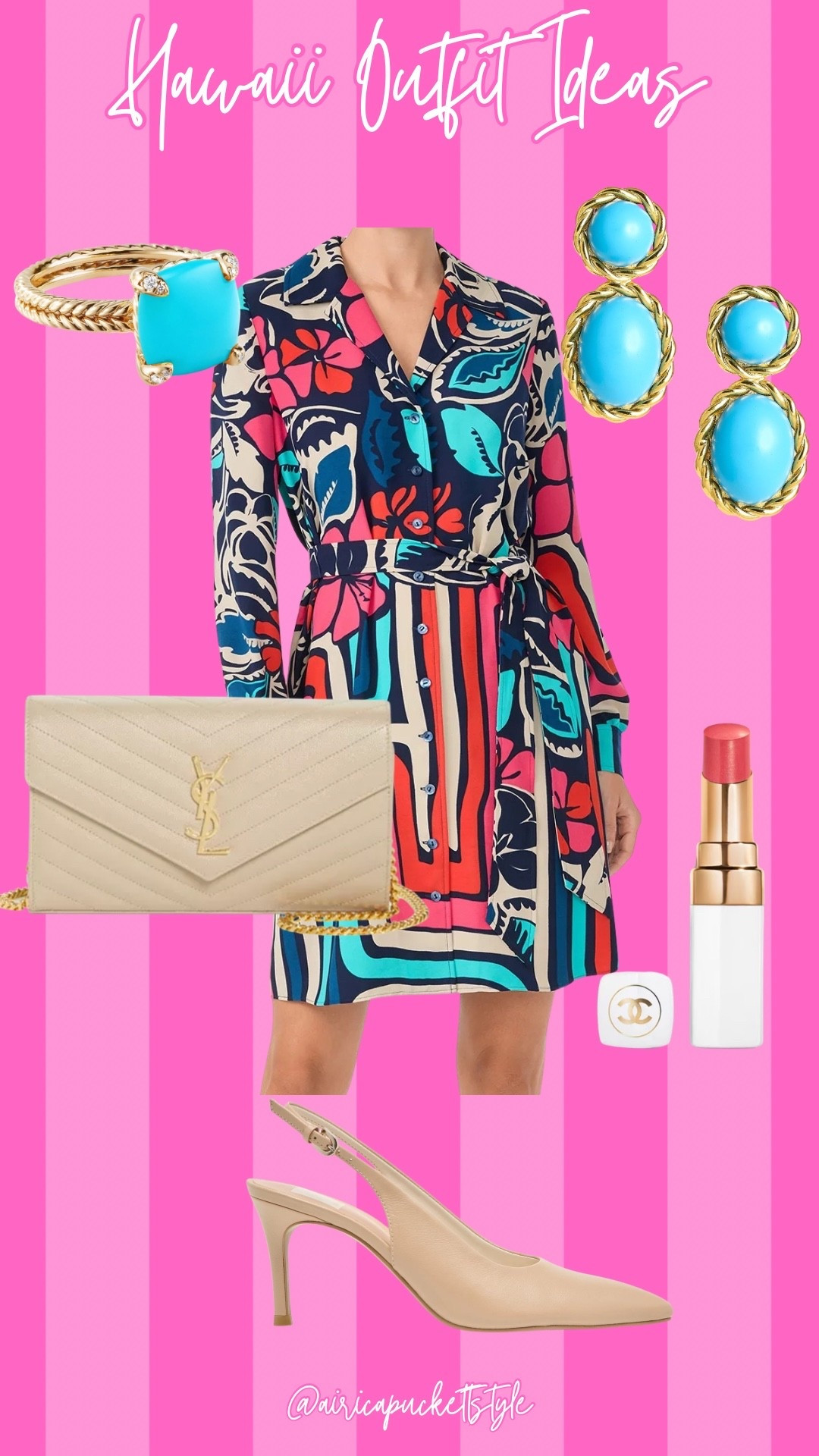 Hawaii dinner outfit idea 