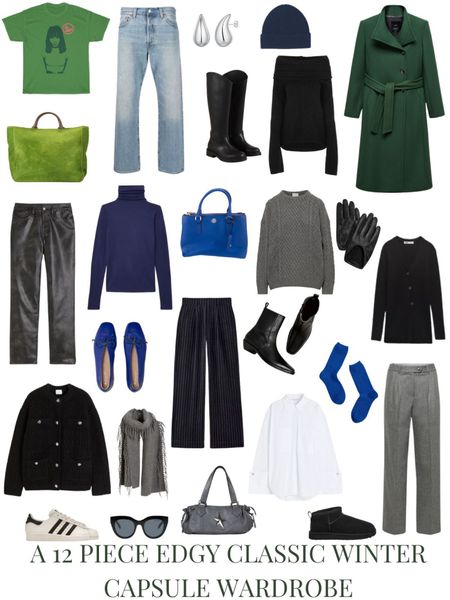 A 12 Piece Edgy Classic Capsule Wardrobe for Winter.
Head over to my site to see the outfit ideas and read the post.

#edgychic #edgyclassic  #minimalistfashion  #preppylook #capsulewardrobe #wintercapsulewardrobe  #winterwardrobe
#winterfashion #winterstyle #wintervibes 


#LTKover40 #LTKstyletip #LTKSeasonal