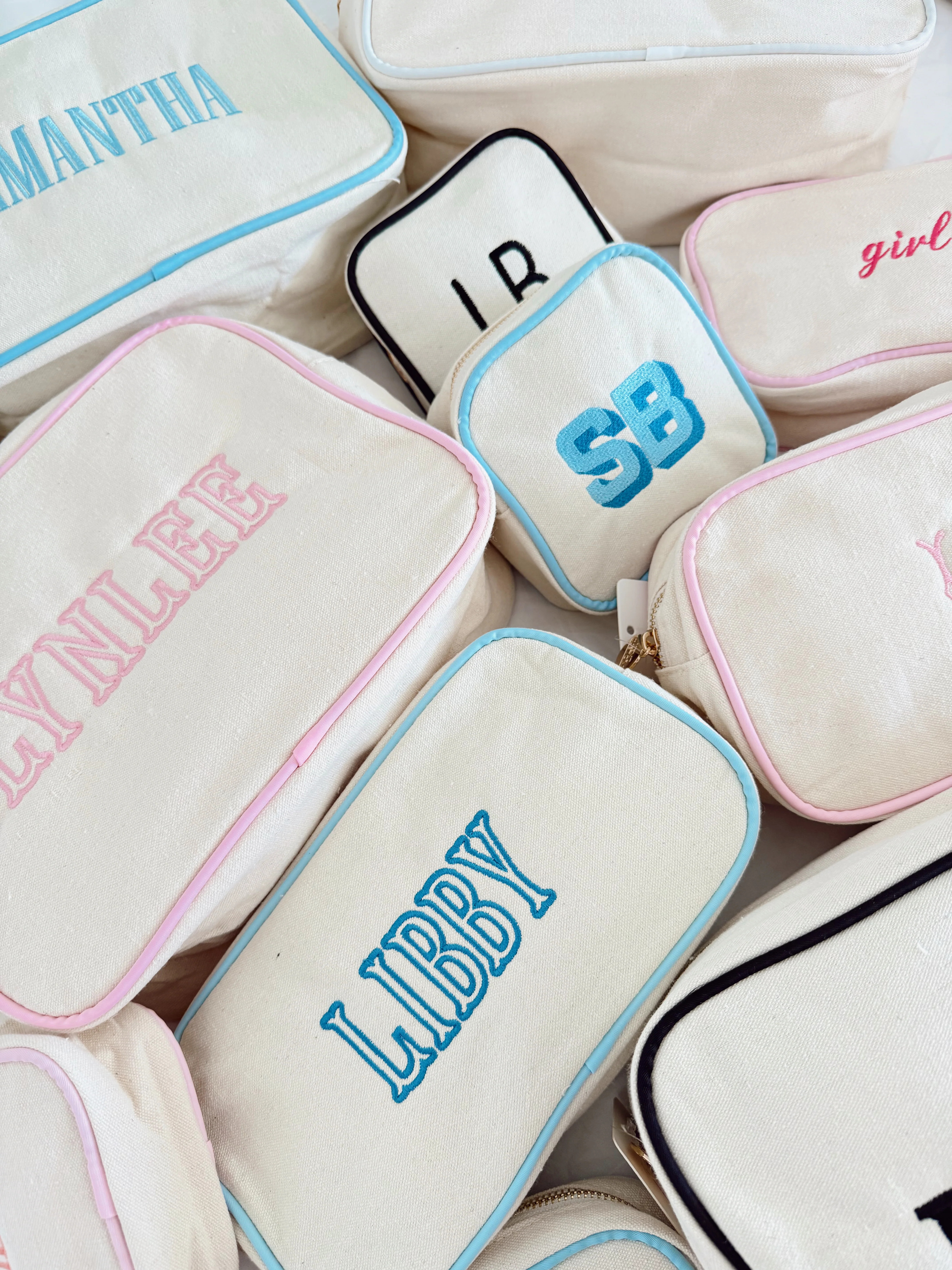 Canvas Makeup Bag Collection | KenzKustomz