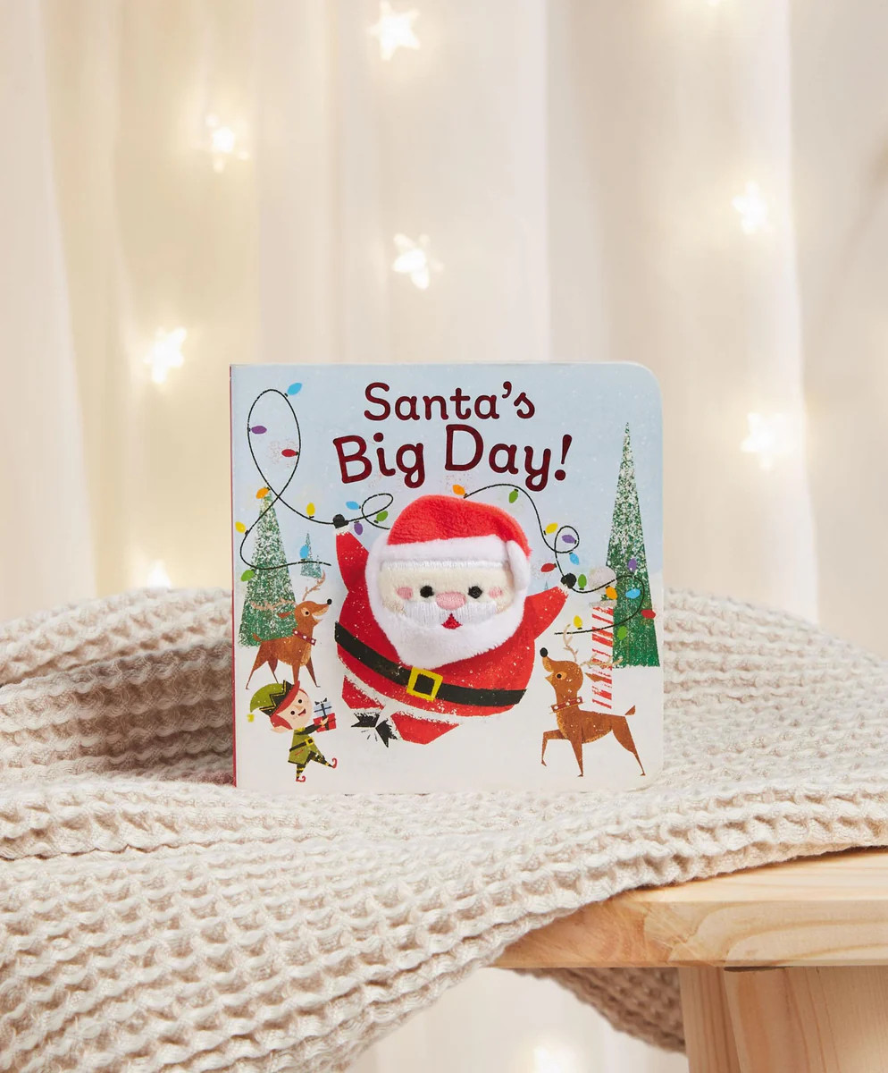Santa’s Big Day Chunky Finger Puppet Book | Mamas & Papas