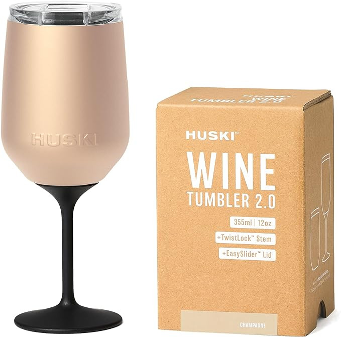 Huski Wine Tumbler 2.0 | NEW | Award-winning Design with Detachable Stem | Premium Stainless Stee... | Amazon (US)