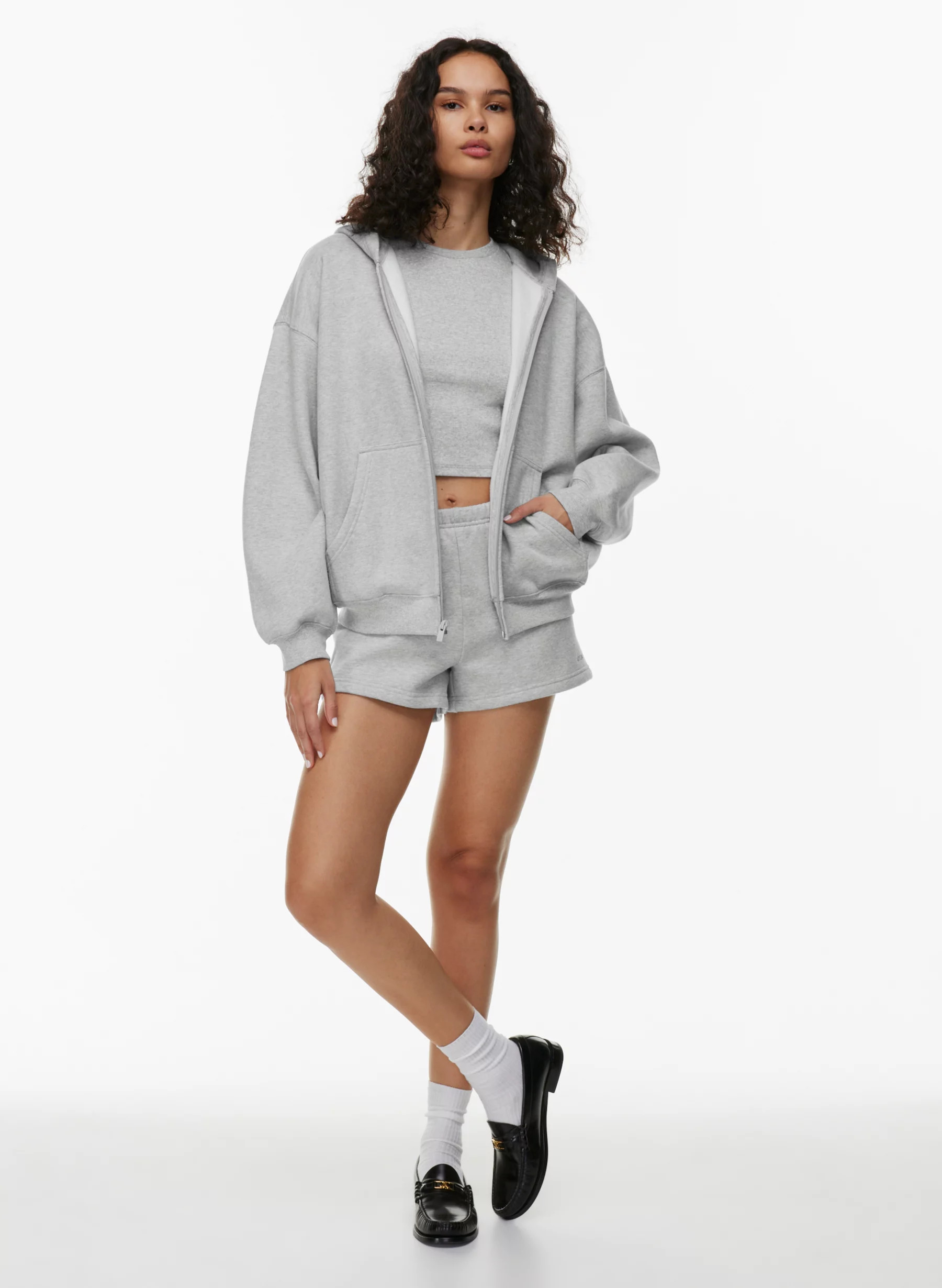 COZY FLEECE MEGA ZIP HOODIE | Aritzia