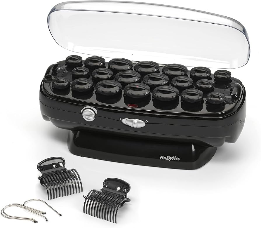 BaByliss Thermo-Ceramic Heated Hair Rollers, Long Lasting Curls, Hair Rollers With Pins | Amazon (UK)