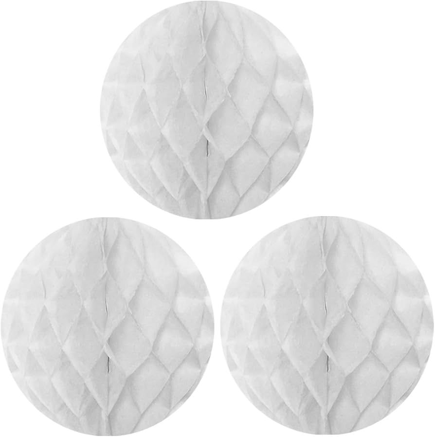 Wrapables 12" Set of 3 Tissue Honeycomb Ball Party Decorations for Weddings, Birthday Parties, Ba... | Amazon (US)