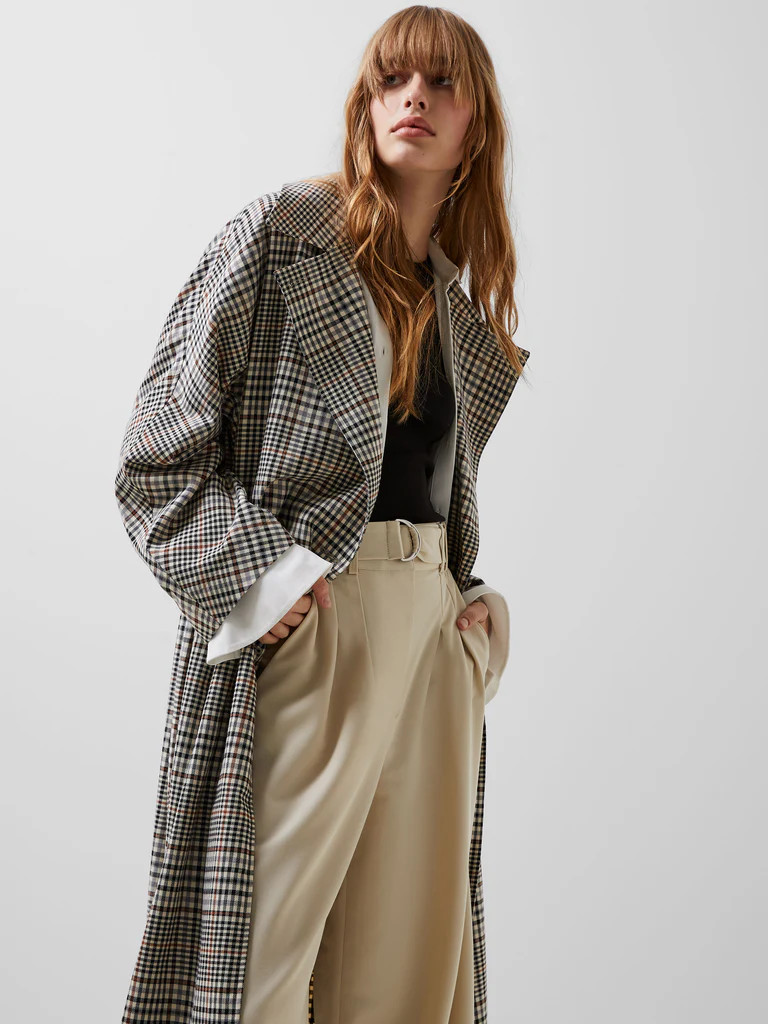 Dandy Check Coat | French Connection (UK)