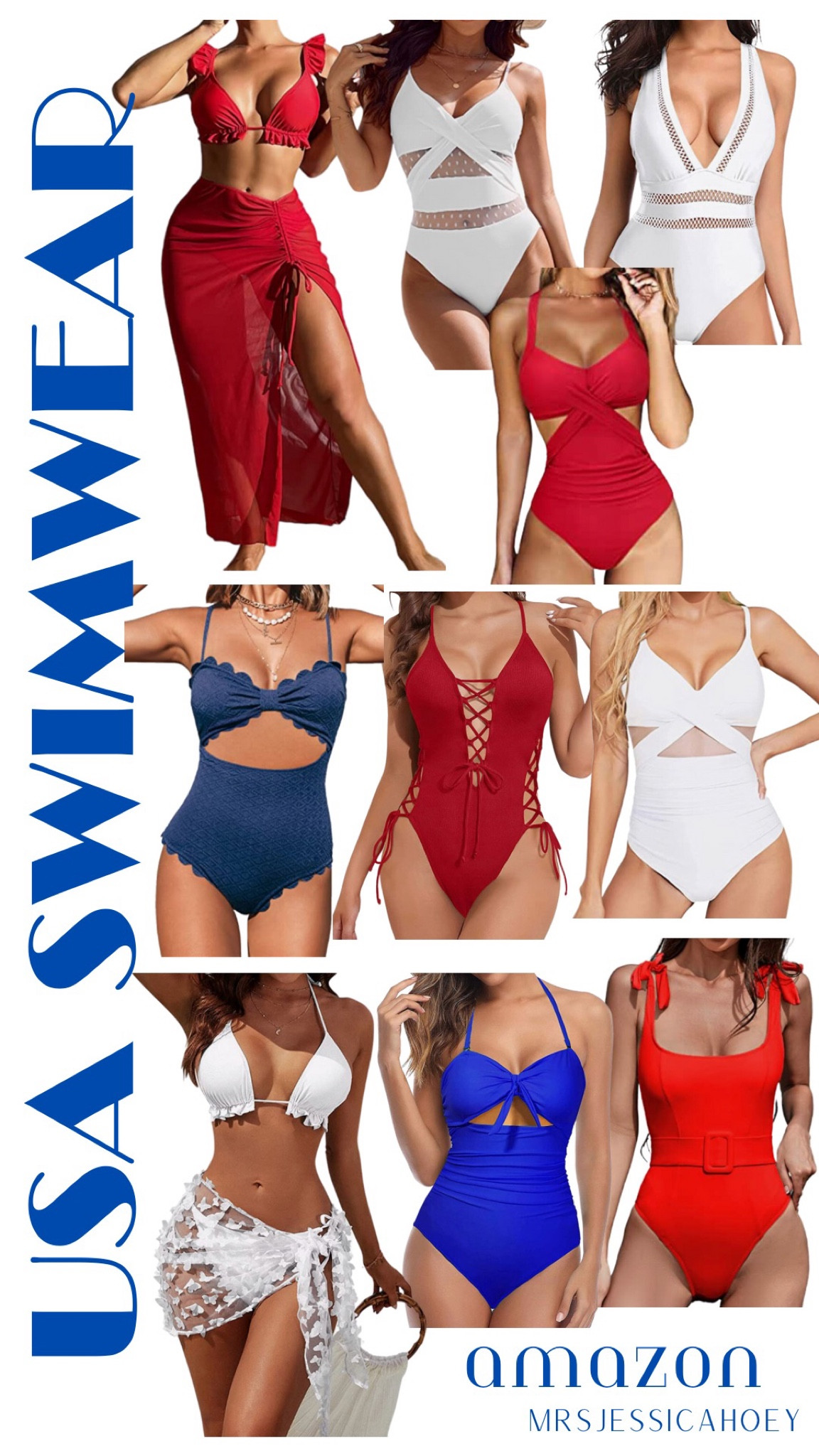 4th of July. 4th of July outfit. Swim. Swimsuit. Swimwear. Women’s bathing suit. One piece two piece bathing suits. 🇺🇸

#LTKSeasonal #LTKunder50 #LTKFind