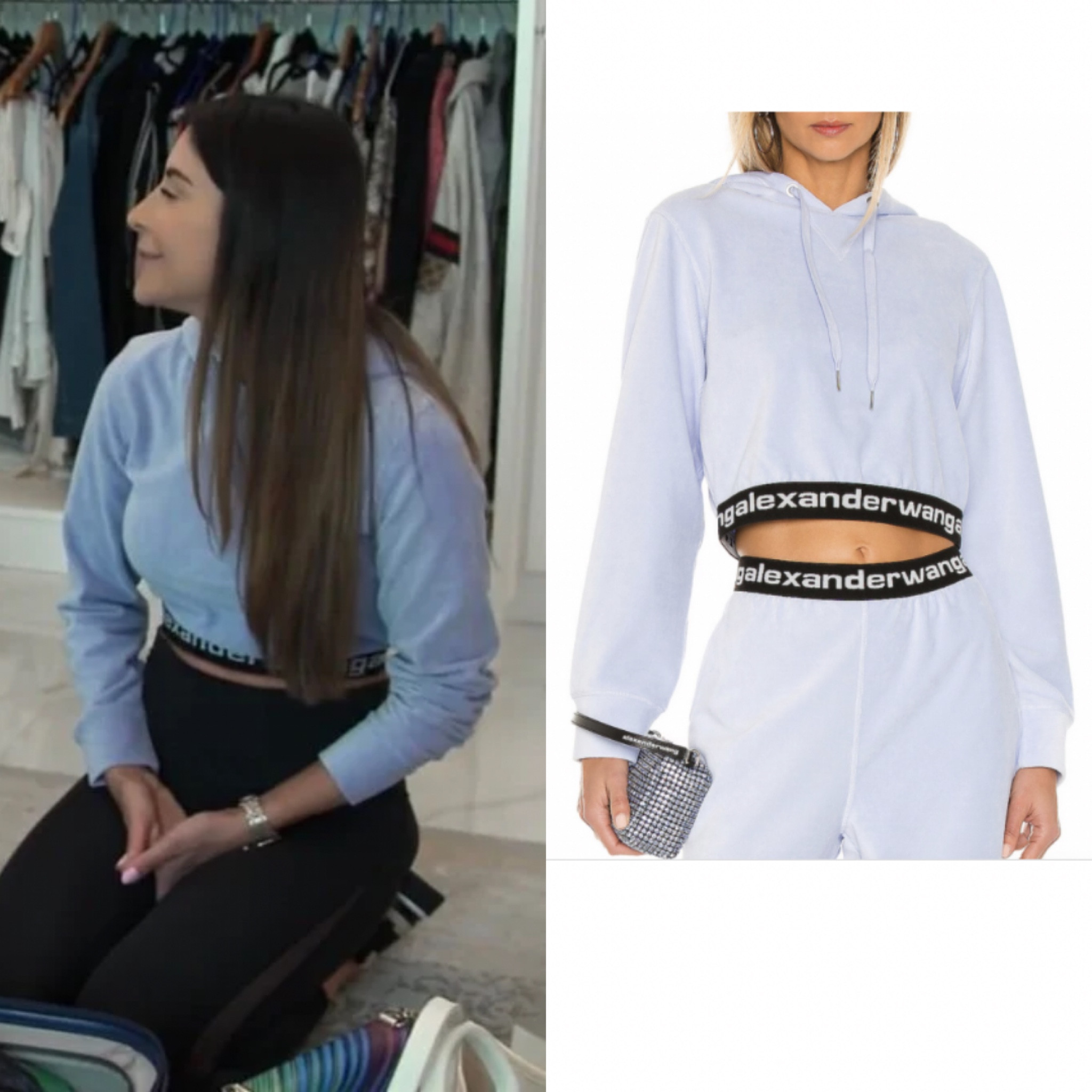 Taleen Marie’s Cropped Sweatshirt 