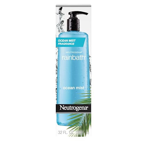 Neutrogena Rainbath Replenishing Shower and Bath Gel -Refreshing Body Wash with Moisturizing Formula for Soft Skin, Ocean Mist Scent, 32 fl. oz. (946 mL) Pump Bottle | Amazon (US)